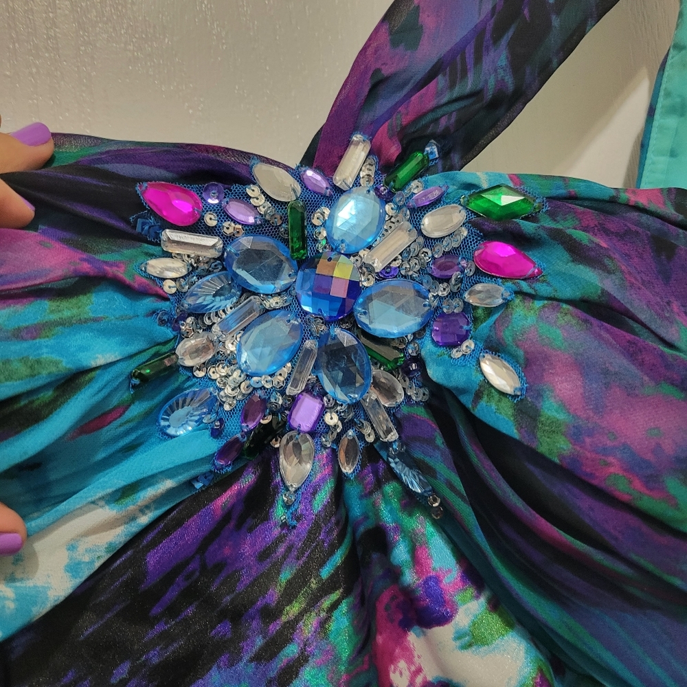 Turquoise Dress - Picture 3 of 5